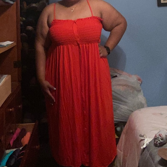 Boohoo Plus Dresses & Skirts - Boohoo Red Summer Maxi Dress - Size 22